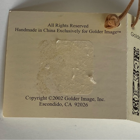 Golder Image Totem Pole Ornament Hand-crafted Reproduction Alaska New tag 5” - Picture 8 of 14